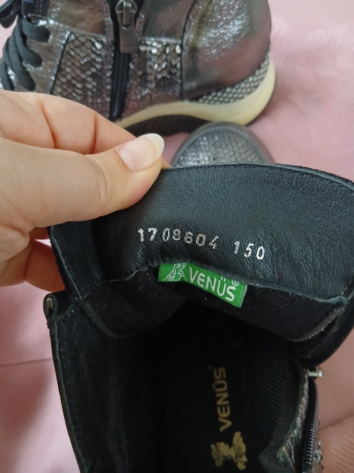 VENÜS ANTRASİT HAKİKİ DERİ BOT & GÜNLÜK AYAKKABI - Görsel 5