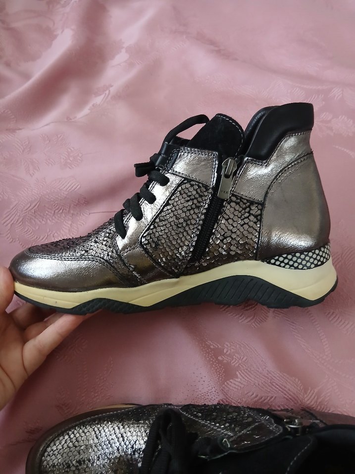 VENÜS ANTRASİT HAKİKİ DERİ BOT & GÜNLÜK AYAKKABI - Görsel 3