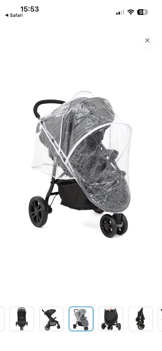 Joie Siyah Bebek Arabası - Görsel 4