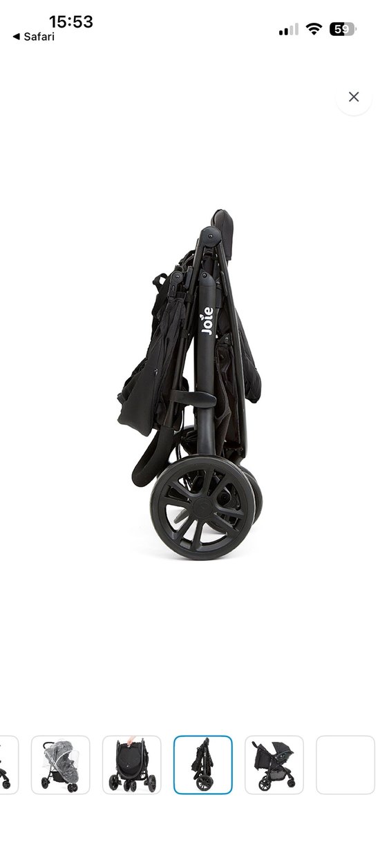 Joie Siyah Bebek Arabası - Görsel 2