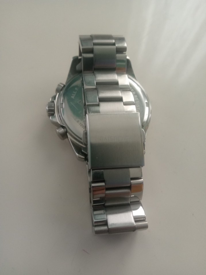 Erkek Gri Siyah Çelik Biker Saat - Görsel 5