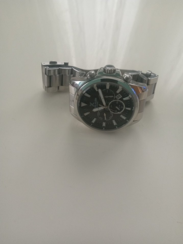 Erkek Gri Siyah Çelik Biker Saat - Görsel 2