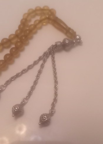Ukrayna Damla Gümüş kombili Tesbih - Görsel 2