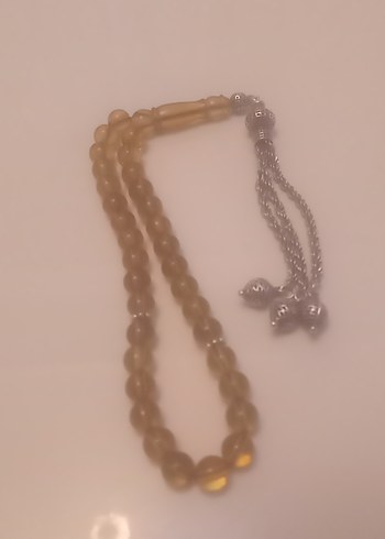 Ukrayna Damla Gümüş kombili Tesbih - Görsel 4