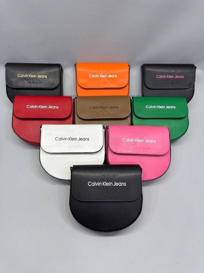 Calvin Klein Pembe Deri Kadın Çapraz Çanta - Görsel 2