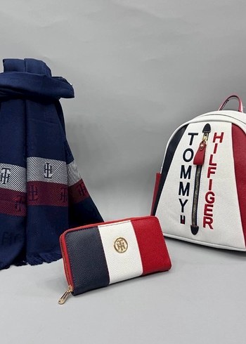 Lacoste Çanta Cüzdan Şal Set - Görsel 3