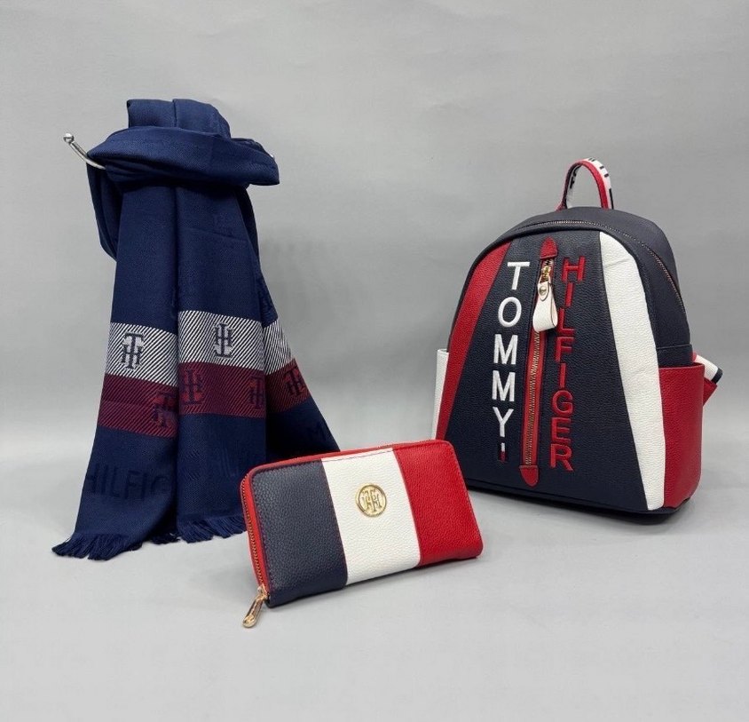 Lacoste Çanta Cüzdan Şal Set - Görsel 2