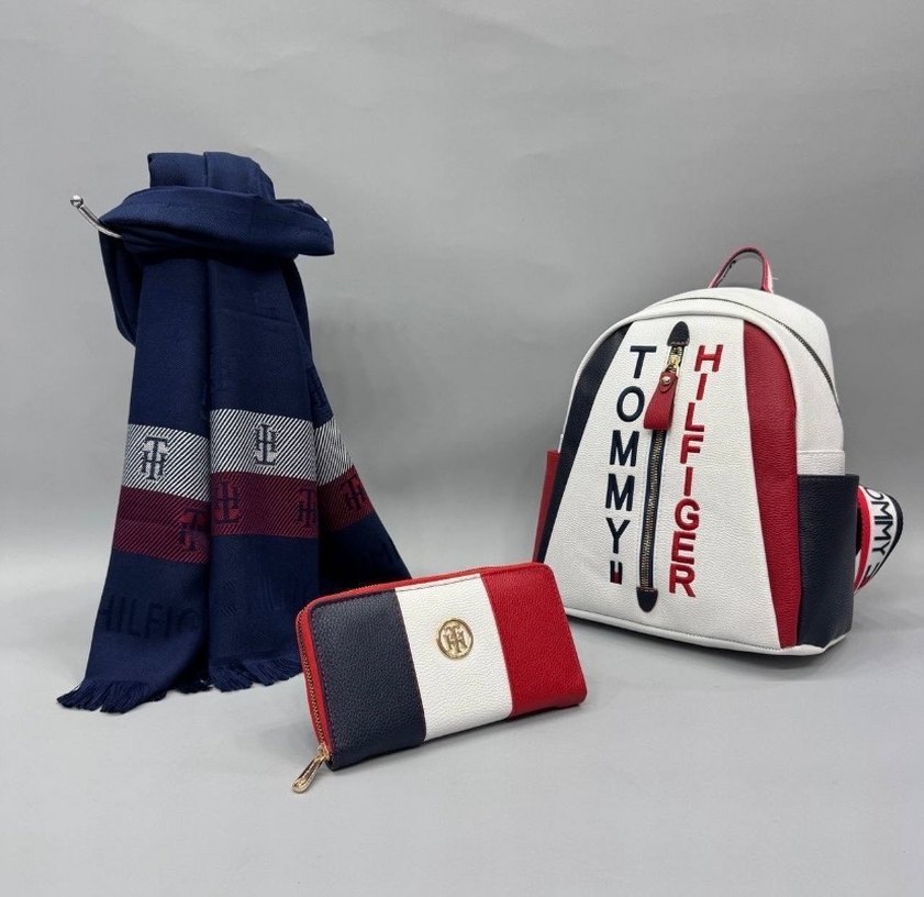 Lacoste Çanta Cüzdan Şal Set - Görsel 3