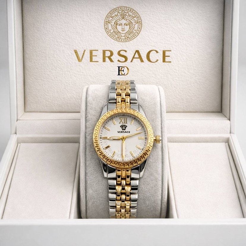 Altın Renkli Klasik Kadın Kol Saati - Görsel 2