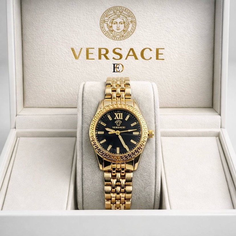 Altın Renkli Klasik Kadın Kol Saati - Görsel 3