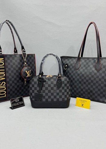Kahverengi Louis Vuitton Deri Kadın Çantası - Görsel 3