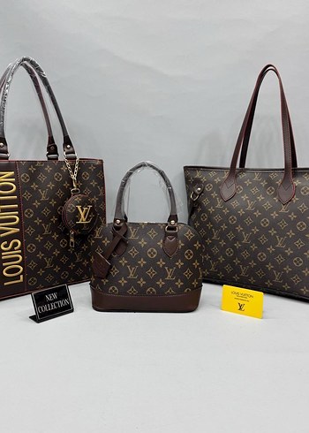 Kahverengi Louis Vuitton Deri Kadın Çantası - Görsel 9