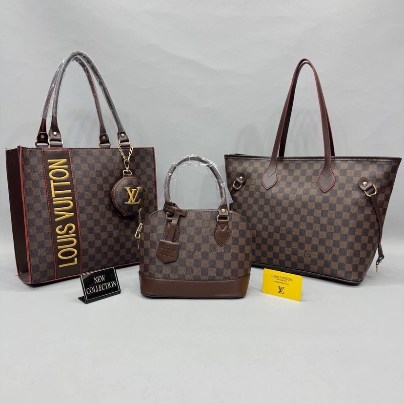 Kahverengi Louis Vuitton Deri Kadın Çantası - Görsel 4