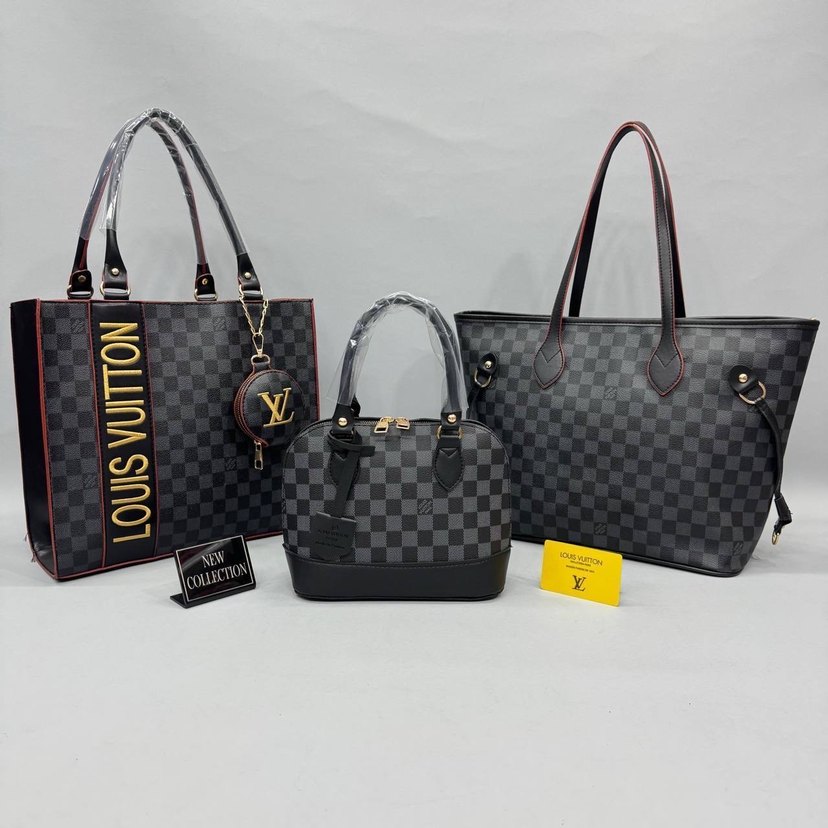 Kahverengi Louis Vuitton Deri Kadın Çantası - Görsel 3