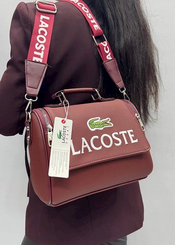 Lacoste Siyah Deri Kadın Çanta - Görsel 8
