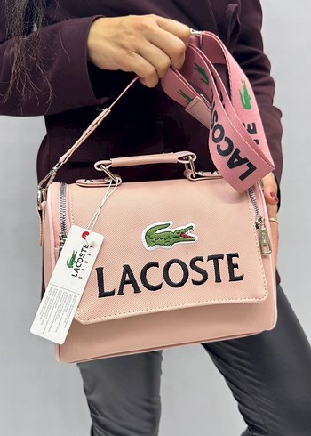 Lacoste Siyah Deri Kadın Çanta - Görsel 3