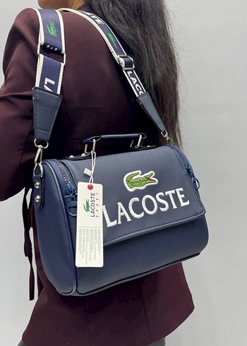 Lacoste Siyah Deri Kadın Çanta - Görsel 5