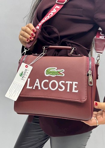Lacoste Siyah Deri Kadın Çanta - Görsel 4