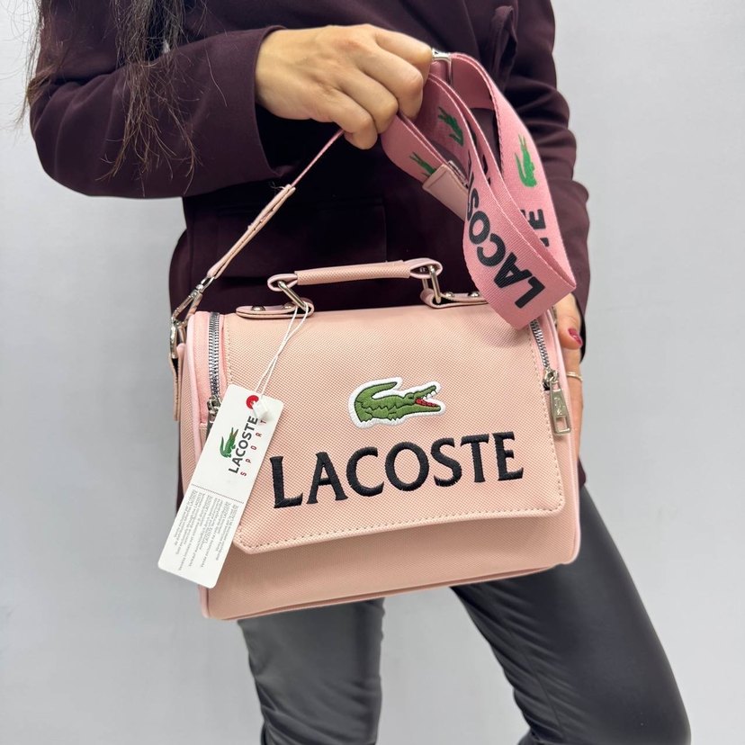 Lacoste Siyah Deri Kadın Çanta - Görsel 3