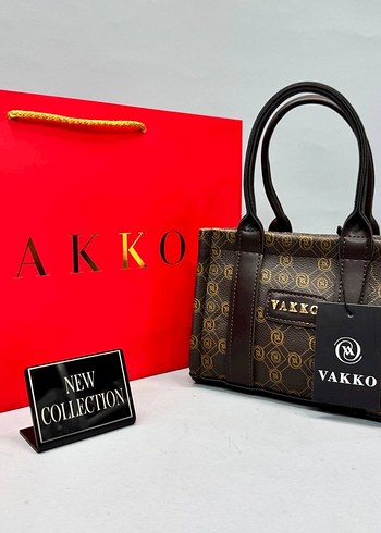 Vakko  Desenli Deri Tokalı Çanta - Görsel 4