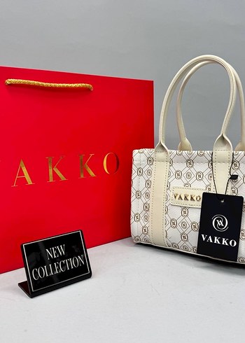 Vakko  Desenli Deri Tokalı Çanta - Görsel 2