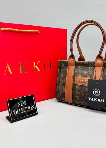 Vakko  Desenli Deri Tokalı Çanta - Görsel 5