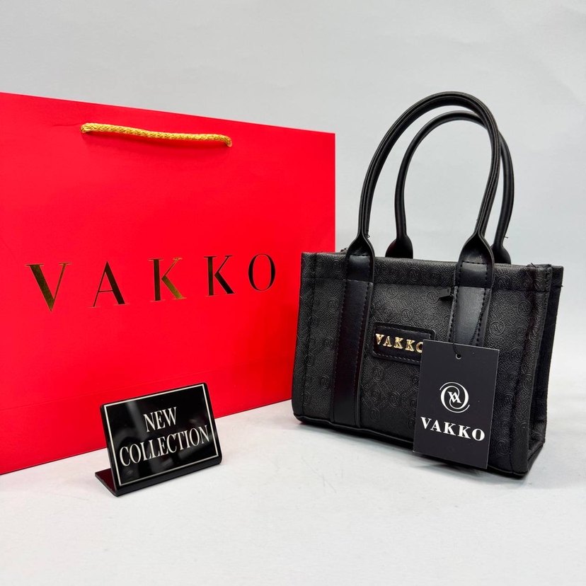 Vakko  Desenli Deri Tokalı Çanta - Görsel 3