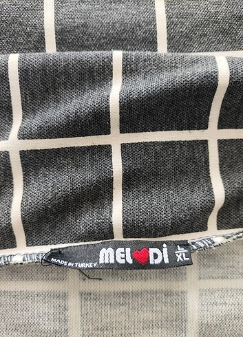 Melodi siyah beyaz kareli klasik ceket - Görsel 3