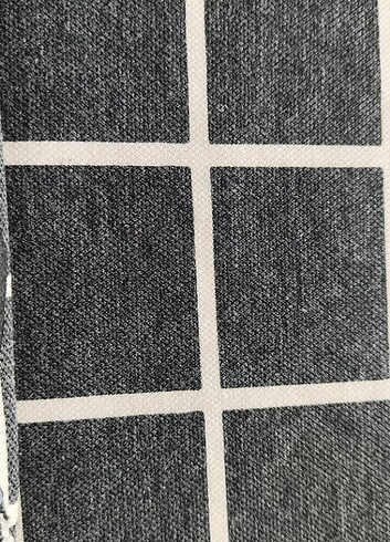 Melodi siyah beyaz kareli klasik ceket - Görsel 4