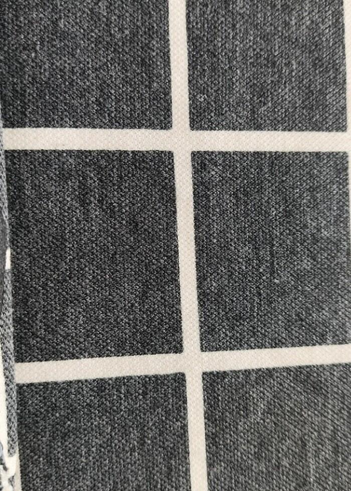 Melodi siyah beyaz kareli klasik ceket - Görsel 4