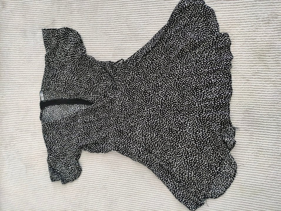 Kısa Kollu Siyah İçi Şortlu Mini Elbise - Görsel 4