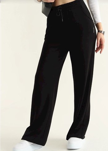 Kadın Haki Renk Salaş Kesim Eşofman Altı - Görsel 7