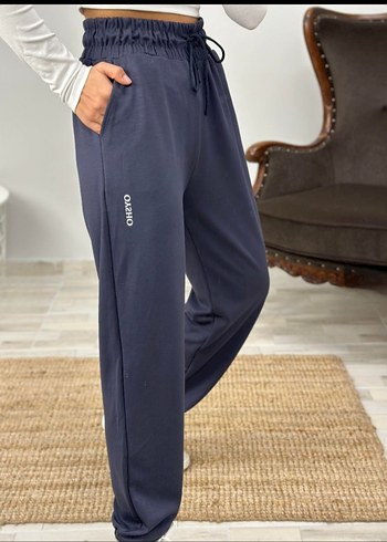 Kadın Haki Renk Salaş Kesim Eşofman Altı - Görsel 2