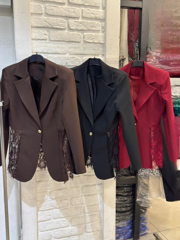 Tül Blazer Ceket - Görsel 3