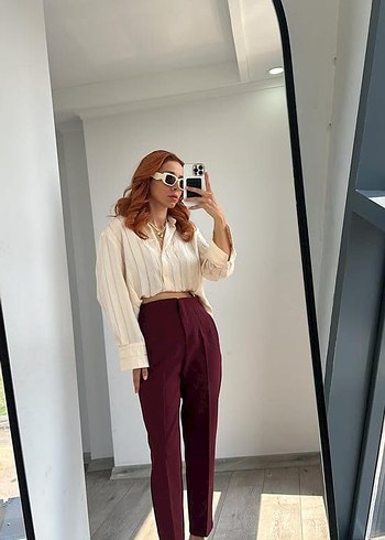 ZARA KUMAS PANTOLON - Görsel 4