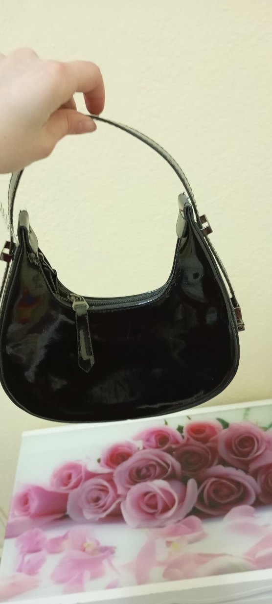 Siyah  rugan Kadın Çanta - Görsel 2