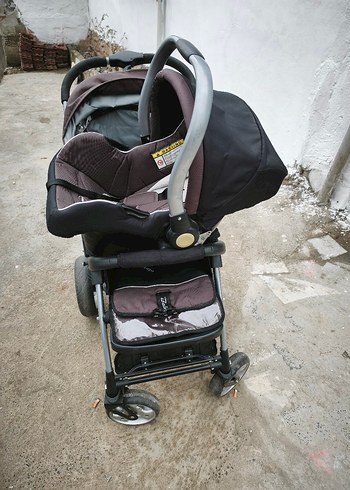 Babyhope marka Gri ve Kahverengi Bebek Arabası - Görsel 3