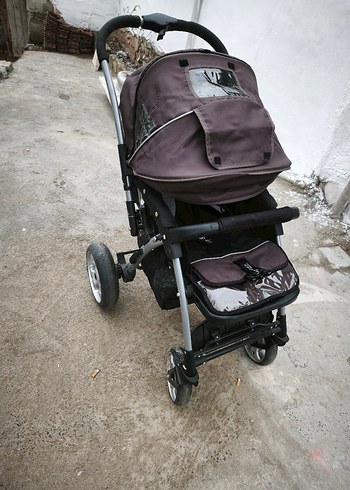 Babyhope marka Gri ve Kahverengi Bebek Arabası - Görsel 6