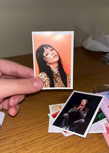 5li jissoBeyaz Fotoğraf Kartları - Görsel 9