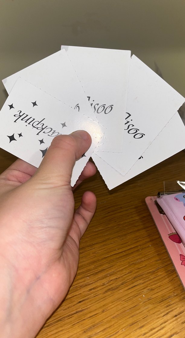 5li jissoBeyaz Fotoğraf Kartları - Görsel 2