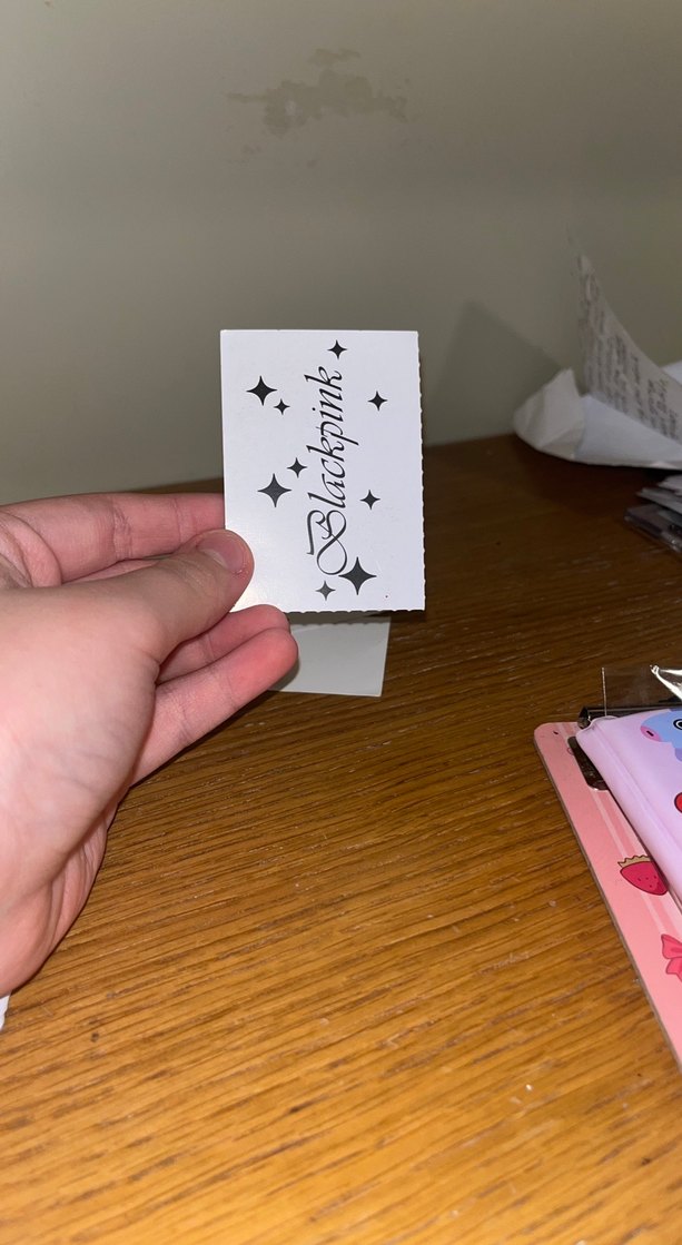 5li jissoBeyaz Fotoğraf Kartları - Görsel 4