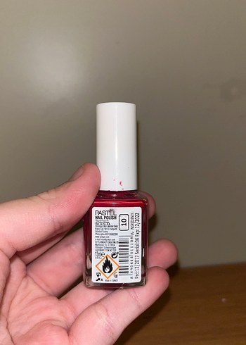 Pastel Kırmızı Oje - Görsel 2