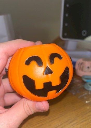 Renkli Turuncu Kabak Mumluk - Görsel 2