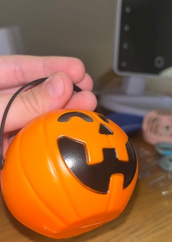 Renkli Turuncu Kabak Mumluk - Görsel 5