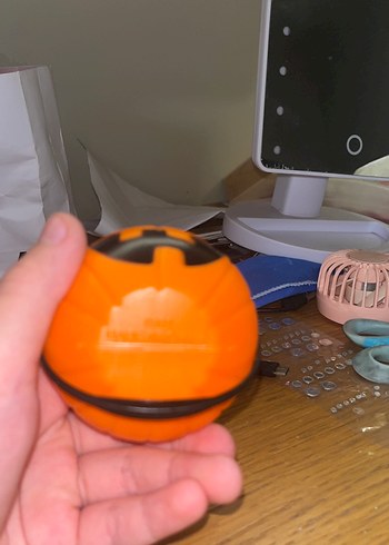 Renkli Turuncu Kabak Mumluk - Görsel 4