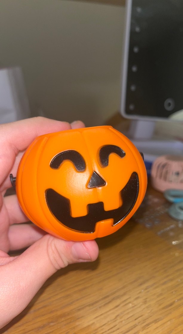 Renkli Turuncu Kabak Mumluk - Görsel 2