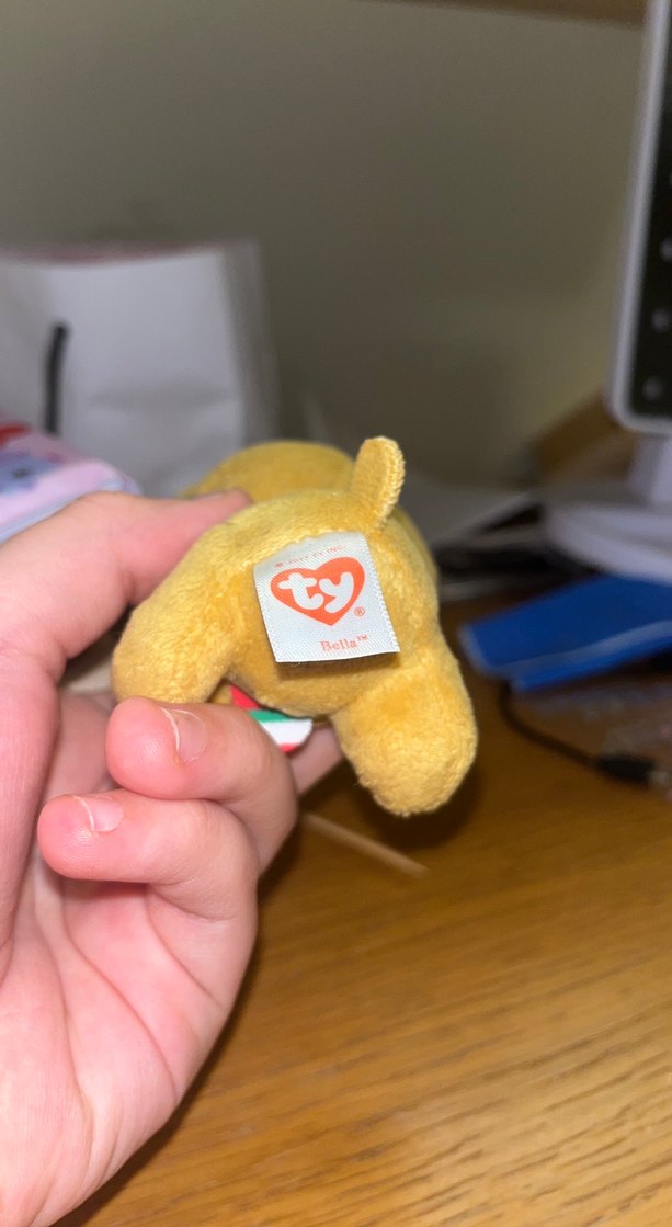 Renkli Sarı Peluş Anahtarlık Ayıcık - Görsel 5