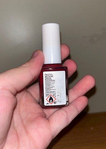 Pastel Kırmızı Oje - Görsel 2