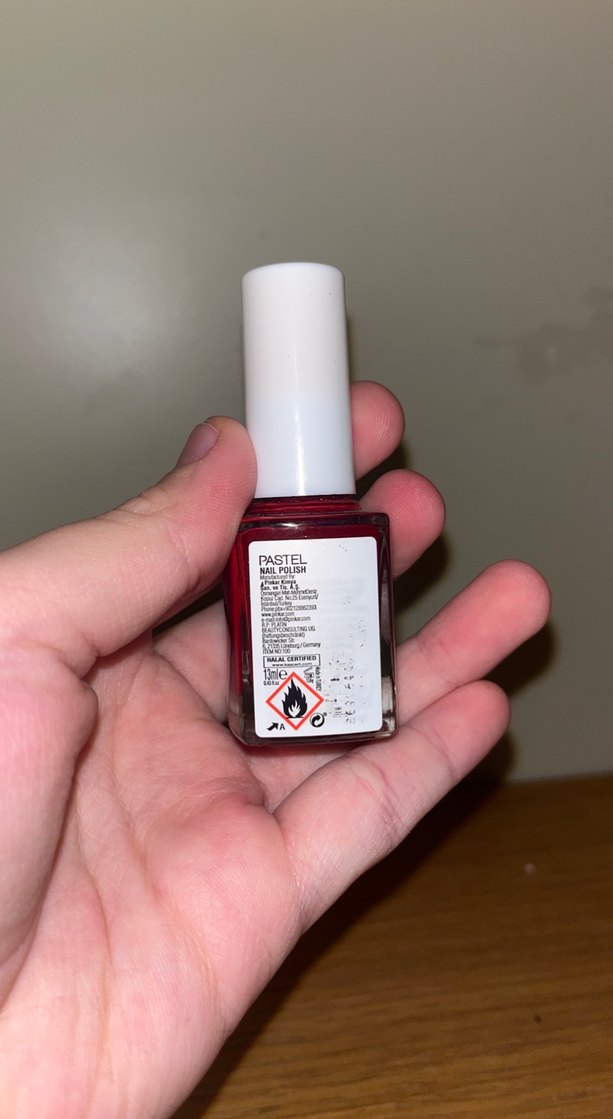 Pastel Kırmızı Oje - Görsel 2