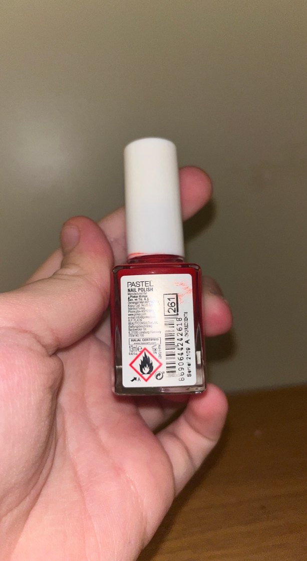 Pastel Kırmızı Oje - Görsel 3